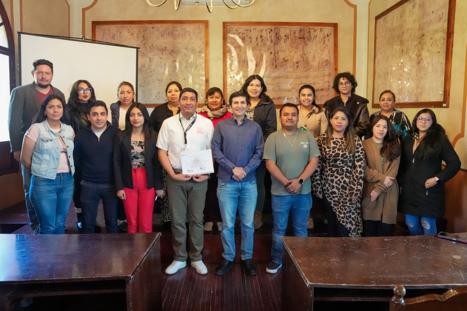 Personal del Ayuntamiento de Tlaxcala se capacitó en cultura de la paz para fortalecer la atención ciudadana